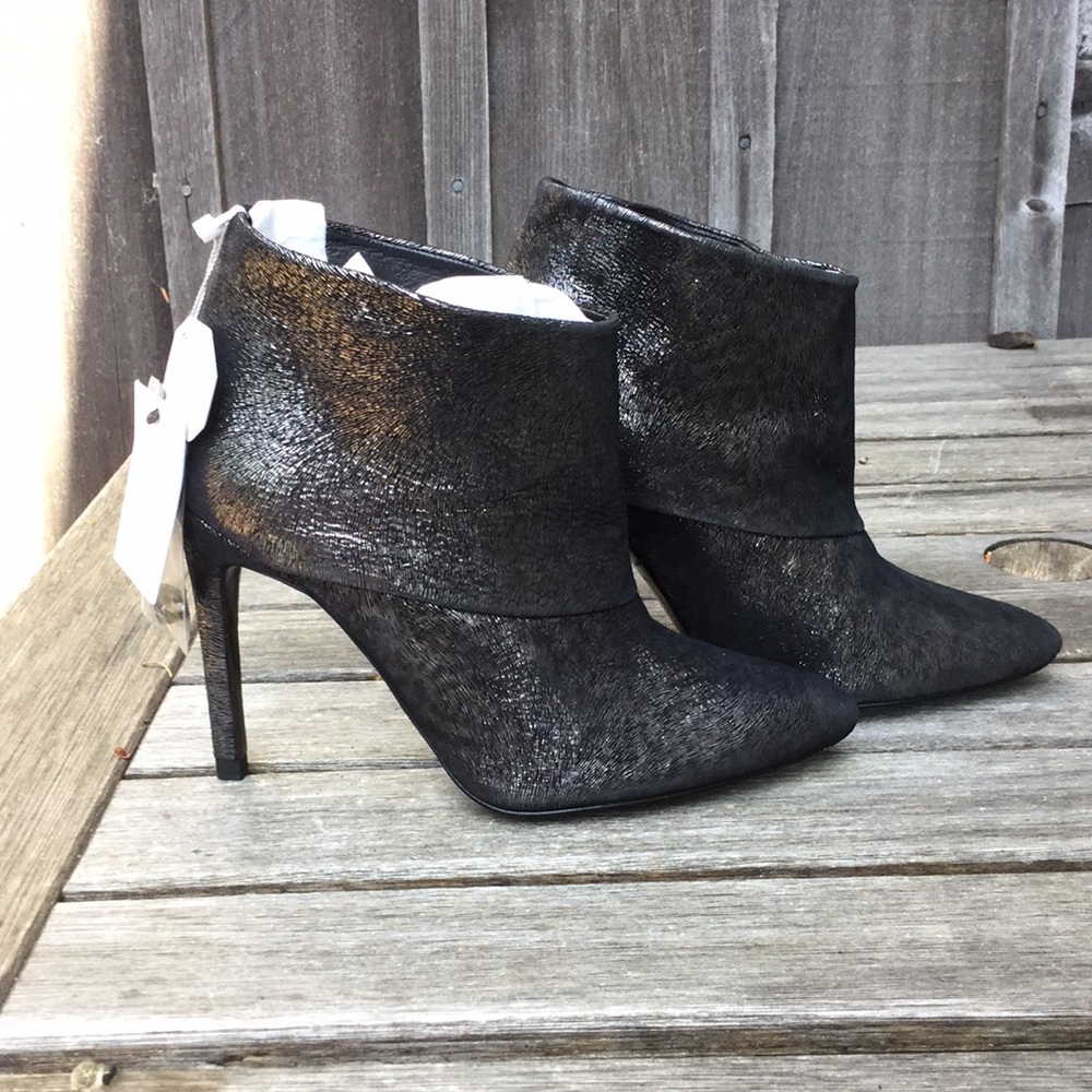 NWT RARE Zara metallic boots 36/6; 5.5